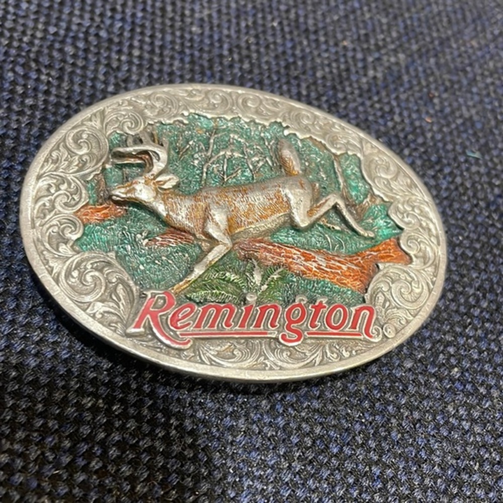vintage Remington belt buckle